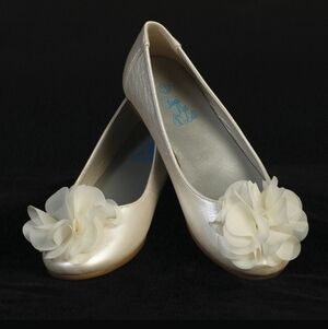 Sweet Pea Ivory Lucy B Dress/Communion Shoes Size 1